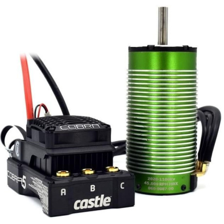 Castle motor 2028-1100ot/V, reg. Cobra 5