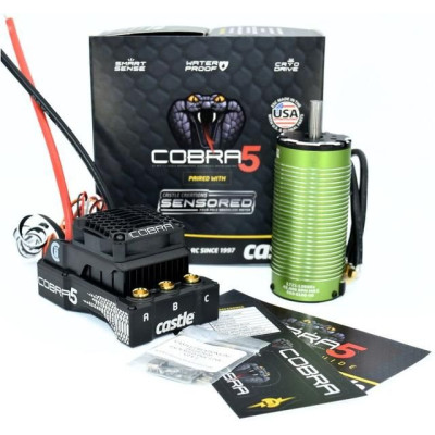 Castle motor 1721-1260ot/V, reg. Cobra 5