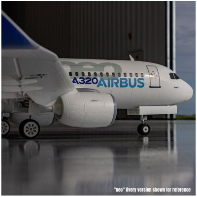 E-flite Airbus A320neo 1.5m EDF AS3X+ SAFE Select BNF Basic bílý