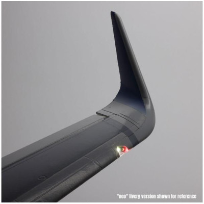 E-flite Airbus A320neo 1.5m EDF AS3X+ SAFE Select BNF Basic bílý