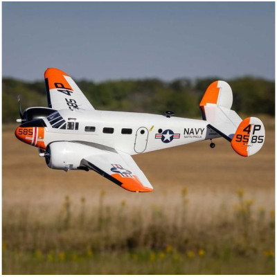 E-flite Beechcraft D18/RC-45J 1.5m BNF Basic AS3X+ SAFE Select