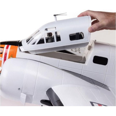 E-flite Beechcraft D18/RC-45J 1.5m BNF Basic AS3X+ SAFE Select