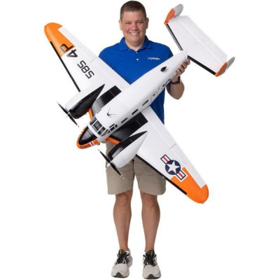 E-flite Beechcraft D18/RC-45J 1.5m BNF Basic AS3X+ SAFE Select