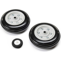 E-flite Gee Bee R-2 1.0m RC modell repülőgép alkatrész: futómű kerekek.