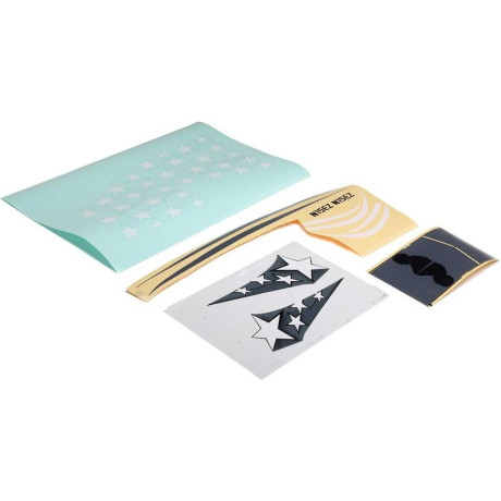 Hobbyzone samolepky: Cleetus Carbon Cub 1.3m