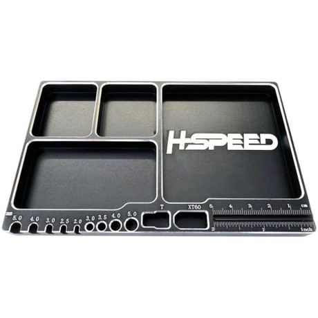 H-Speed miska na drobné díly hliníková