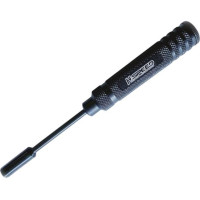 A kiváló minőségű 7,0 mm-es H-Speed imbuszcsavarhúzó alumínium nyéllel, csúszásgátló keresztbordázattal, 92 mm hosszú és 18 mm átmérőjű, műanyag forgó háttámlával és 84 mm hosszú tengellyel rendelkezik.