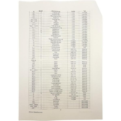 Modell-Tec MS Jeanett 1:25 kit