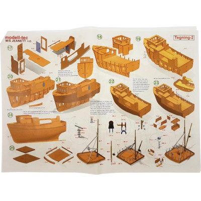 Modell-Tec MS Jeanett 1:25 kit