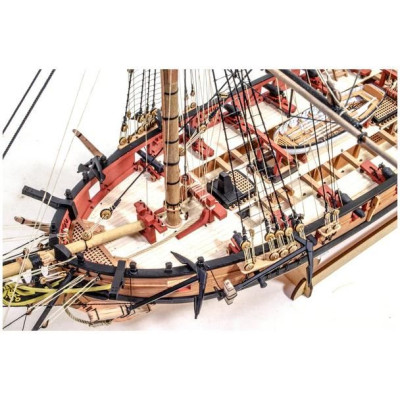 Vanguard Models HM Brig Harpy 1796 1:64 kit + měděné plankování