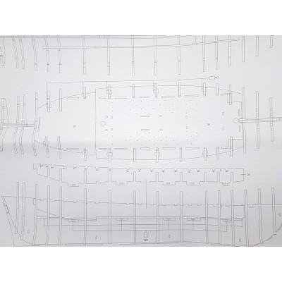 Vanguard Models HM Brig Harpy 1796 1:64 kit + měděné plankování