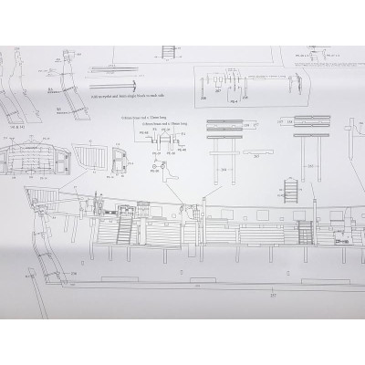 Vanguard Models HM Brig Harpy 1796 1:64 kit + měděné plankování
