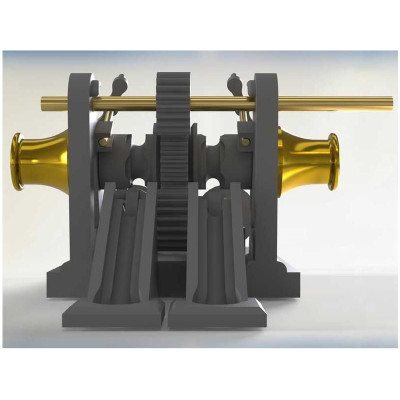 CALDERCRAFT Joffre 1:48 - kotevní naviják 3D kit