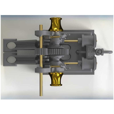 CALDERCRAFT Joffre 1:48 - kotevní naviják 3D kit