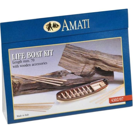 Krick Člun kormidlový dřevo/kov 70mm