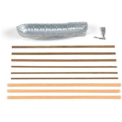 Krick Člun kormidlový dřevo/kov 70mm