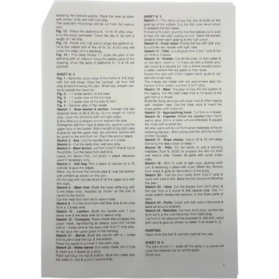 Mantua Model Victory šalupa 1:16 kit