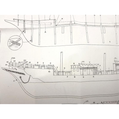 Mantua Model Mercator školní plachetnice 1:120 kit