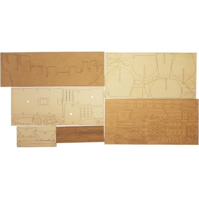 OCCRE Black Swan pirátská loď 1:75 kit