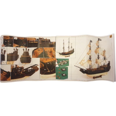 OCCRE Black Swan pirátská loď 1:75 kit