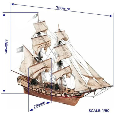 OCCRE Corsair 1:80 kit