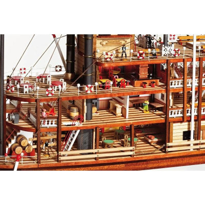 OCCRE Mississippi kolesový parník 1:80 kit