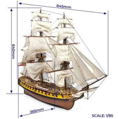OCCRE N.S. Mercedes fregata 1:85 kit