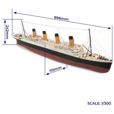 OCCRE Titanic 1:300 kit