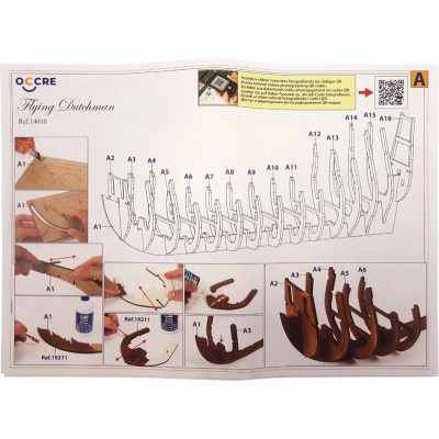 OCCRE Flying Dutchman 1:50 kit