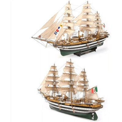 OCCRE Amerigo Vespucci 1:100 + plachty Kit
