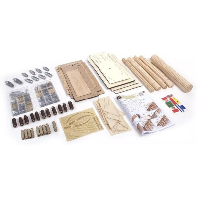 OCCRE Amerigo Vespucci 1:100 + plachty Kit