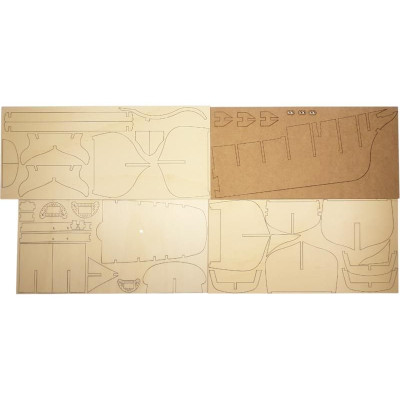 OCCRE Amerigo Vespucci 1:100 + plachty Kit