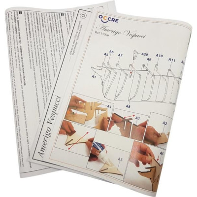 OCCRE Amerigo Vespucci 1:100 + plachty Kit