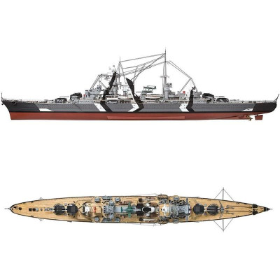 OCCRE Prinz Eugen bitevní loď 1:200 kit