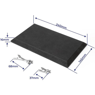 OCCRE Deska stojánku lodi Endeavour s podpěrami