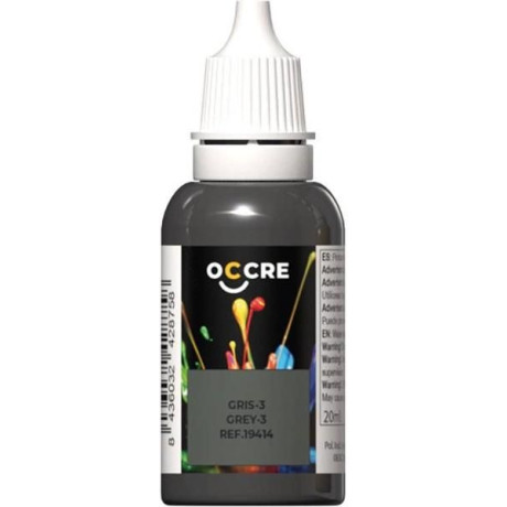 OCCRE Ocolor šedá 3 20ml