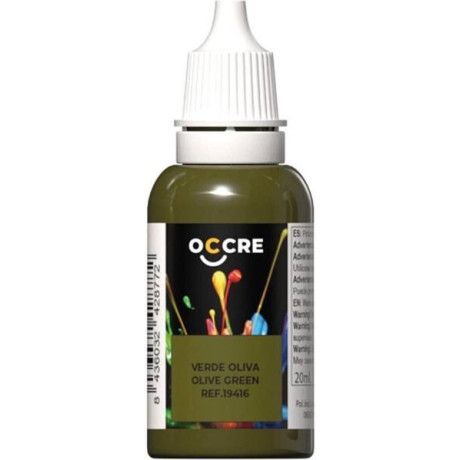 OCCRE Ocolor olivově zelená 20ml