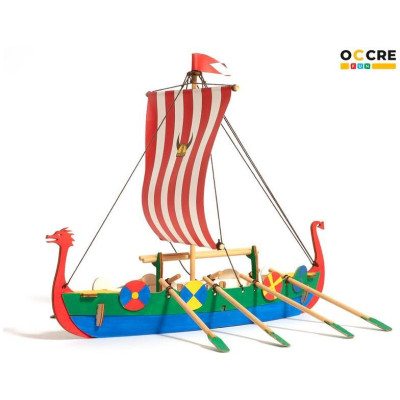 OCCRE Vikingská loď stavebnice pro děti