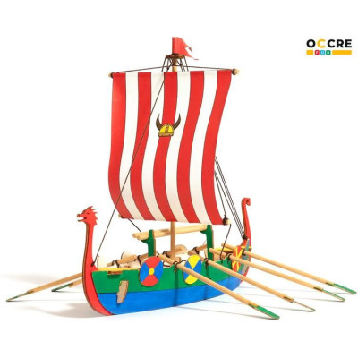 OCCRE Vikingská loď stavebnice pro děti