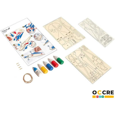 OCCRE Letadlo Falcon stavebnice pro děti