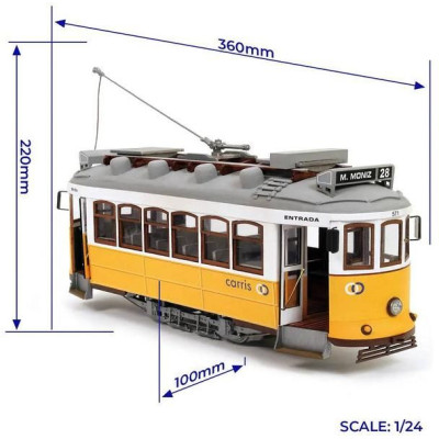 OCCRE Tramvaj Lisabon 1:24 kit