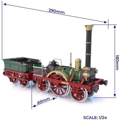 OCCRE Lokomotiva Adler 1:24 kit