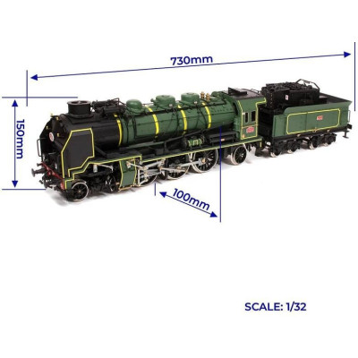 OCCRE Lokomotiva Pacific 231 1:32 kit