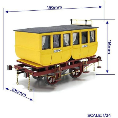OCCRE Vagóny Adler 1:24 kit