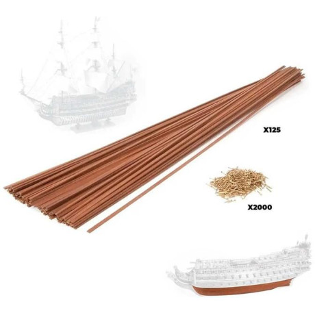 OCCRE Soleil Royal Limited Edition 1:70 - plankování trupu