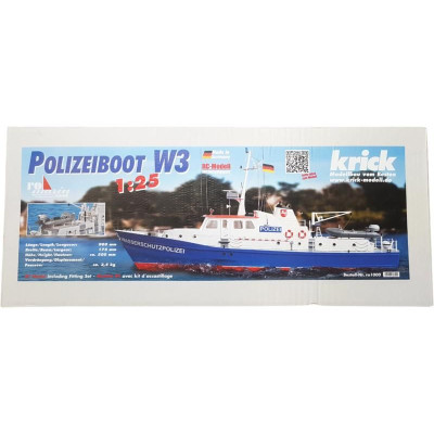 ROMARIN Policejní člun W3 s doplňky 1:25 kit