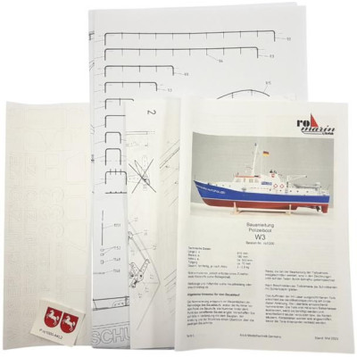 ROMARIN Policejní člun W3 s doplňky 1:25 kit
