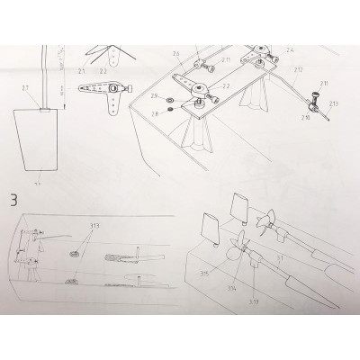 ROMARIN Policejní člun W3 s doplňky 1:25 kit
