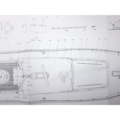 ROMARIN Policejní člun W3 s doplňky 1:25 kit