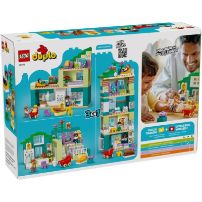 LEGO DUPLO - Moderní rodinný dům 3 v 1 s figurkami